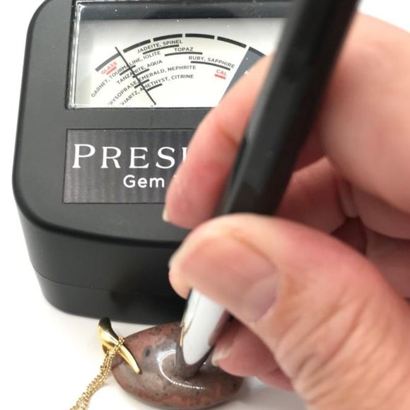 Gold-Tone Druzy Pendant Necklace - Picture 11 of 12